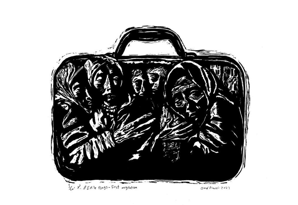 Exile Bags- Third migration – Omar Masri